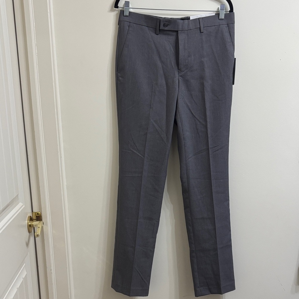DKNY Men's Charcoal Dress Pants